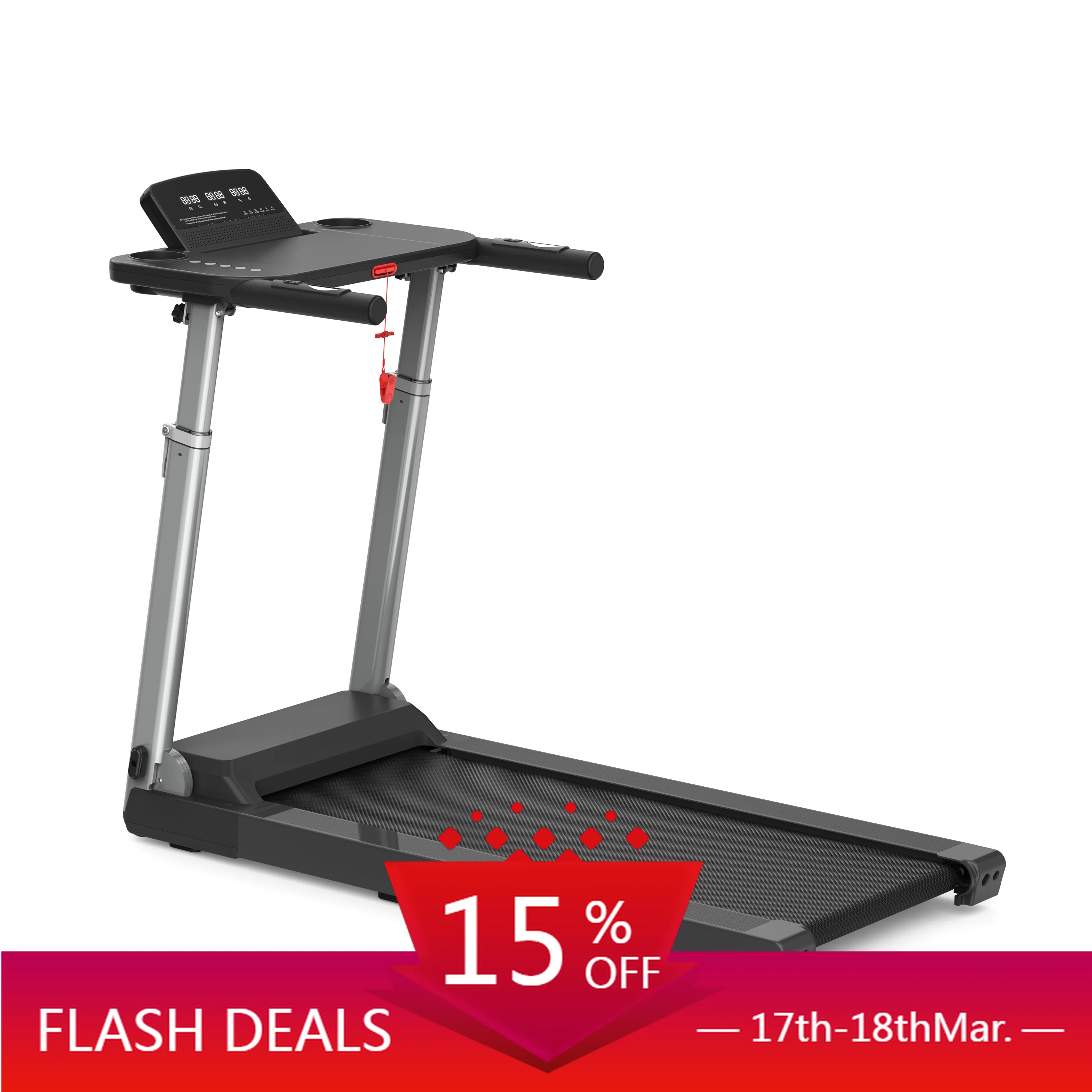 ลู่วิ่งไฟฟ้าแบบพับได้ STLF SHULI 2025 สำหรับใช้ในบ้าน สำนักงาน หรือกิจกรรมกีฬา ใช้สำหรับการฟื้นฟูร่างกาย วางใต้โต๊ะทำงานได้