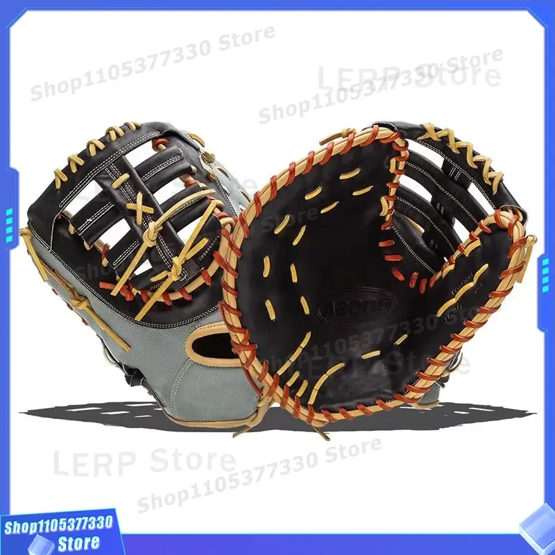 Right Hand Baseball Pitcher Gloves Leather Non Slip Waterproof Outdoor Batting Glove for Men Professional Grip Sports