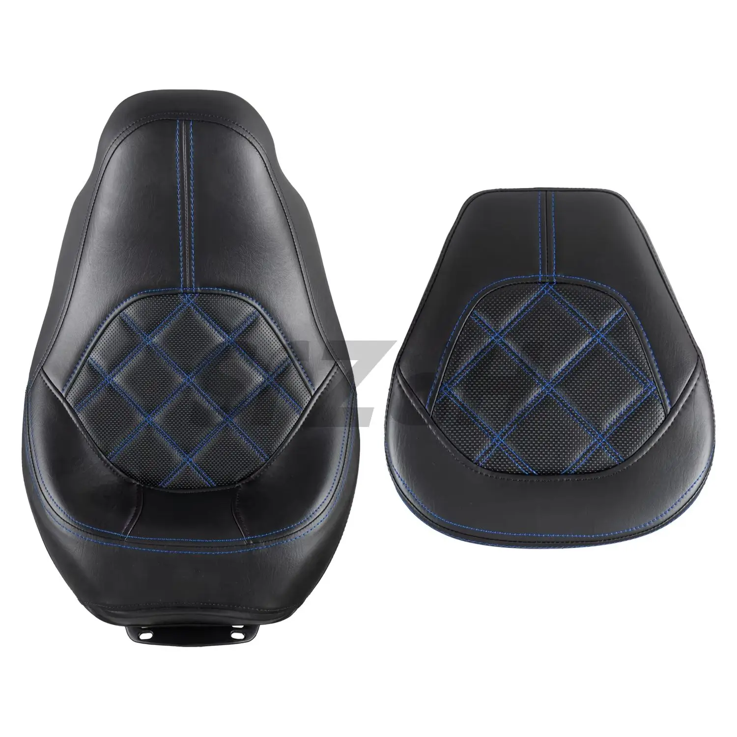 

For Harley Motorcycle Touring CVO Road King Electra Street Glide Ultra Classic 09-2023 Two Up Seat Driver Passenger Pillion Seat