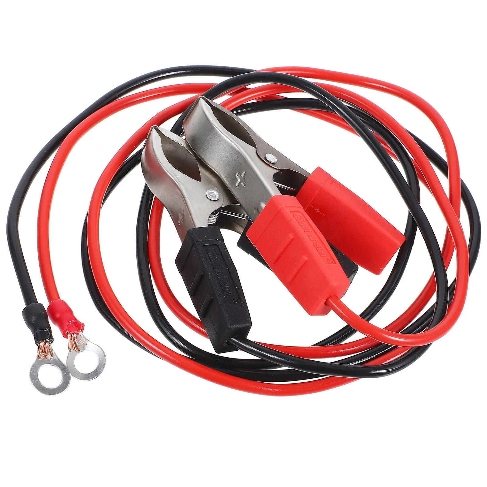 2Pcs Fence Alligator Clips Heavy Duty Jumper Cable Clamps Battery Starter Clips Portable Car Jump Starter
