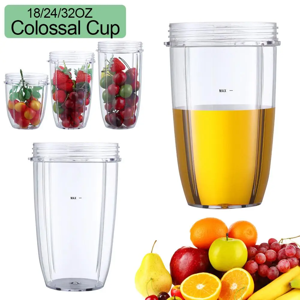 Durable 18/24/32oz Blender Model Colossal Cup For NutriBullet Nutri Replacement Juicer Mug