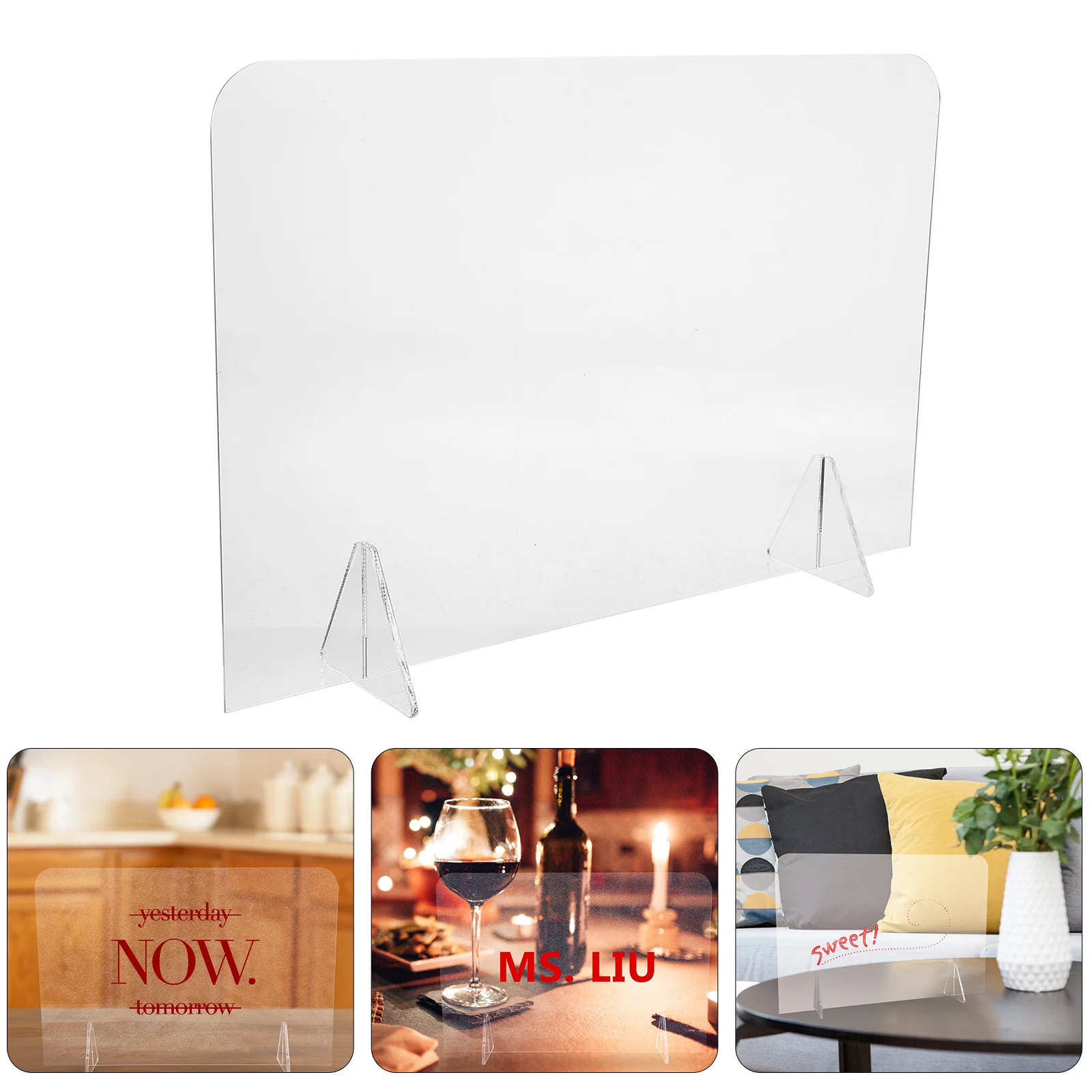 

1Set Clear Acrylic Message Board Writing Memo Board for Office Student Supply Office Supply