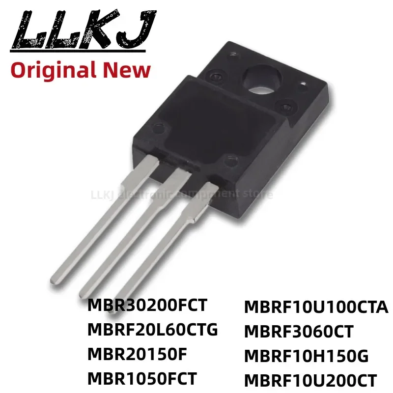1 stks MBR30200FCT MBRF20L60CTG MBR20150F MBR1050FCT MBRF10U100CTA MBRF3060CT MBRF10H150G MBRF10U200CT TO-220F MOS FET