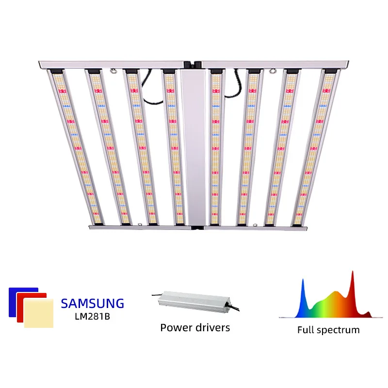 

800W full-spectrum plant lamp imitating sunlight, supplementary lighting for flower and fruit planting and growth