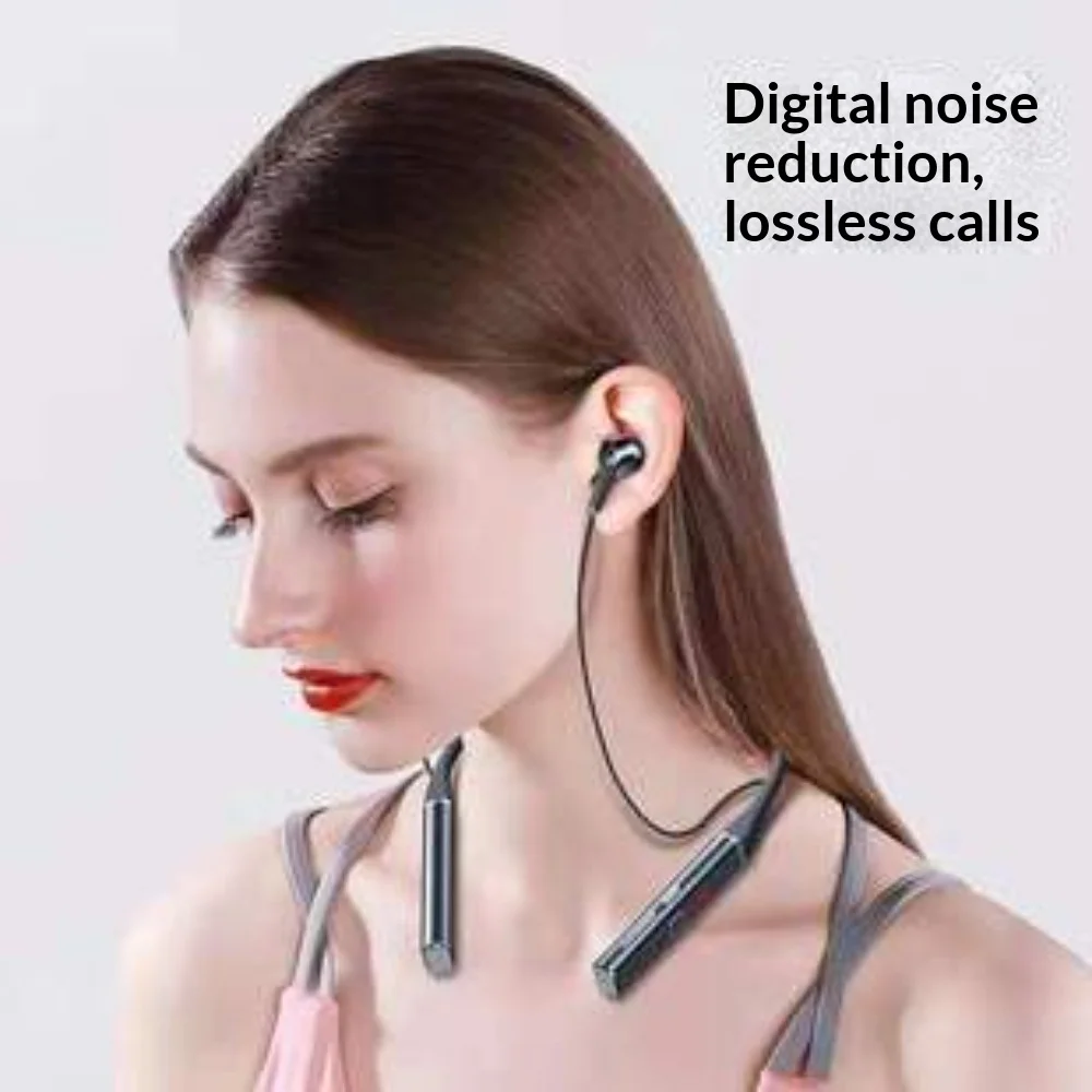 2025 New Model High Appearance Value Neck-hung Bluetooth Headphones Non-In-Ear Comfortable To Wear Noise Cancellation Stereo Sou view 3