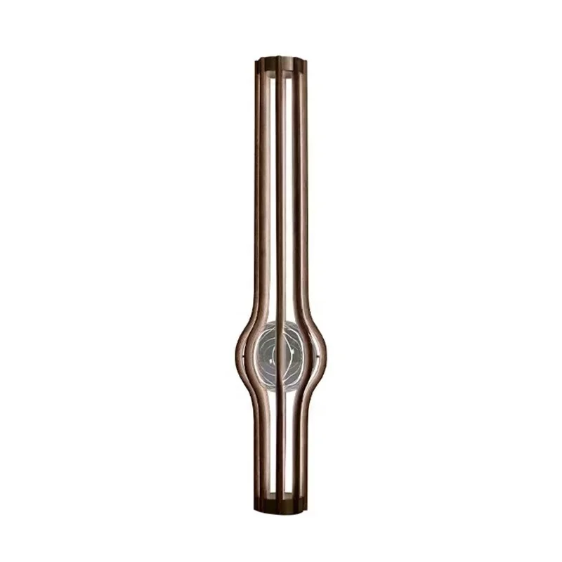 Postmodern walnut floor lamp Nordic creative vertical floor lamp