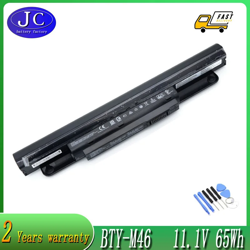 JCLJF New BTY-M46 Laptop Battery For MSI GE40 20PC-490XCN 20C-456XCN X-slim X460 X460DX-006US X460DX-52414G64SX 925T2015F