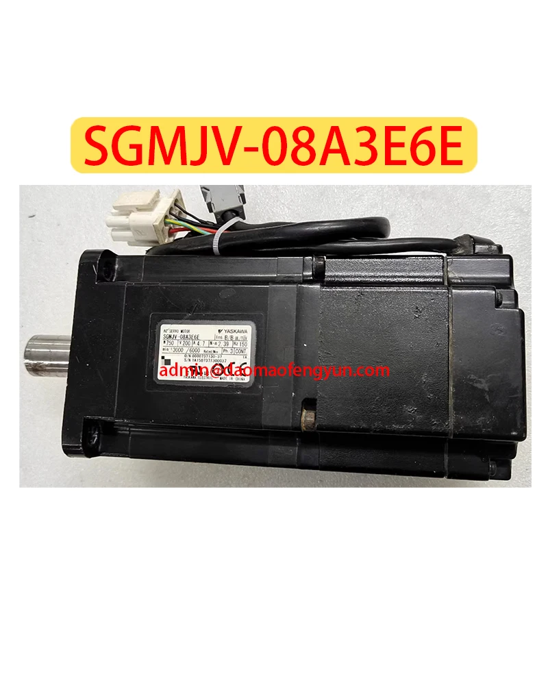 Genuine original SGMJV-08A3E6E Used Servo Motor SGMJV 08A3E6E，Fast shipping