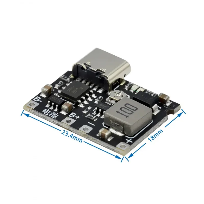 3.7VL5V/9V Multímetro Modificación18650Batería de litio Carga Descarga Módulo ajustable integrado 2A