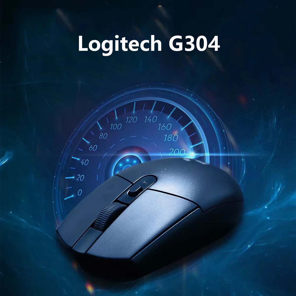 Logitech G304 Lightspeed Wireless Gaming Mouse - Hero 12K Sensor 12000 DPI 6 Programmable Buttons Compatible with PC And MacOS