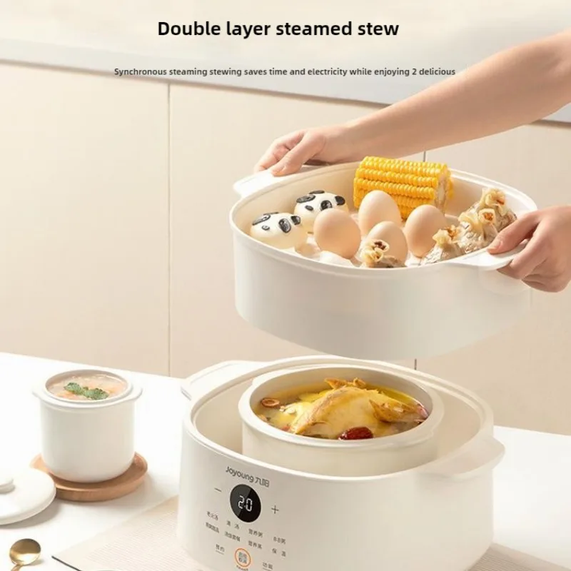 自動多機能スープ調理器,鳥の巣調理,電気スローステューワー,セラミック,5インナー,220v