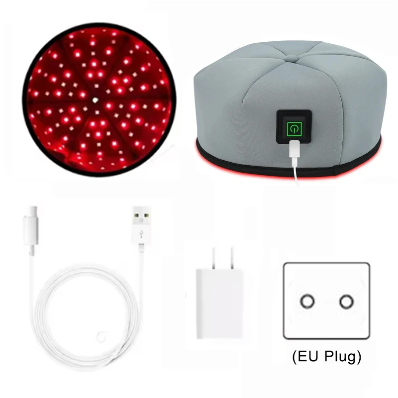Roodlichttherapie Cap-apparaat Nabij-infrarood LED-helm voor haargroei Behandeling Hoed Preventer verlies Hoofdontspanning Verlichting van de hoofdhuid