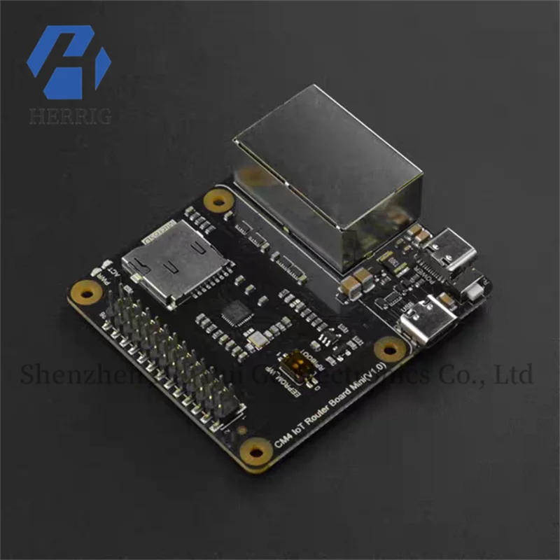 

DFRobot Raspberry Pi 4b Mini Soft Router Openwrt Dual Gigabit Ethernet Port CM4 IoT Expansion Board Brand New Original