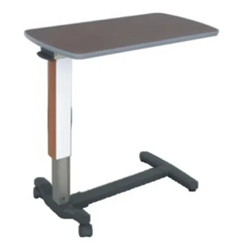 طاولة طبية متحركة فوق السرير مع درج، رعاية منزلية لتناول الطعام لمعدات العناية بالرؤية الربيعية بالغاز لكبار السن #2