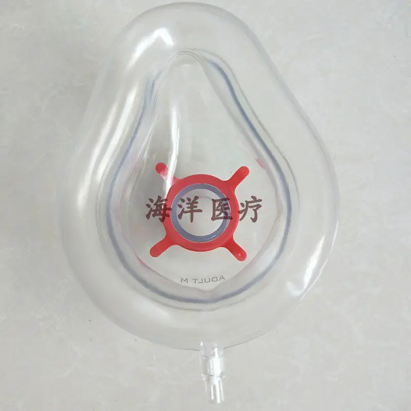 Inflatable anesthesia mask Medical simple respirator accessories Adult children baby PVC mask