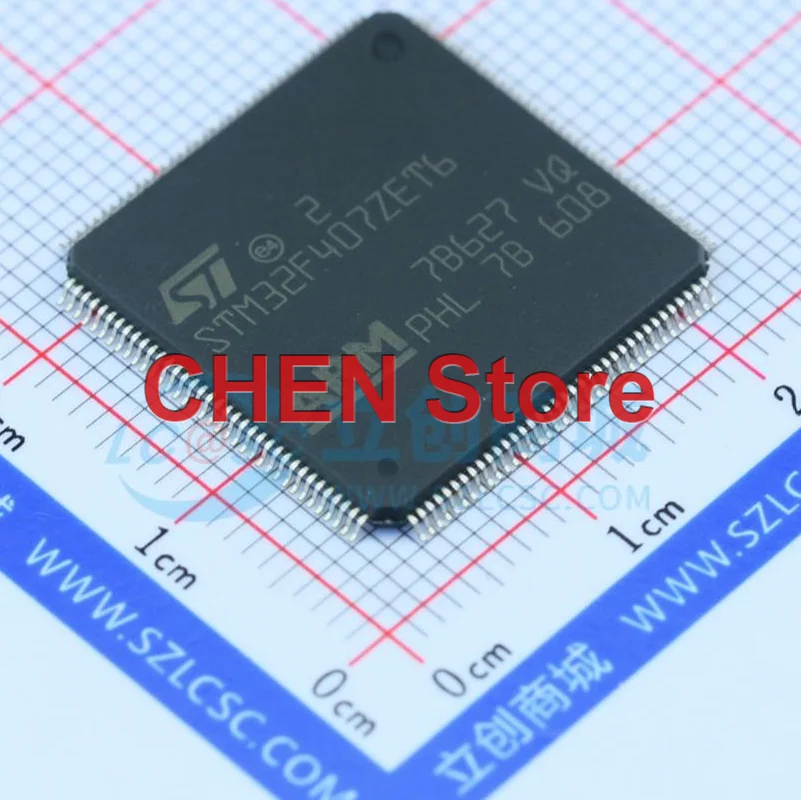 

2PCS NEW STM32F407ZET6 LQFP-144 Microcontroller chip Electronic Components In Stock BOM Integrated Circuit