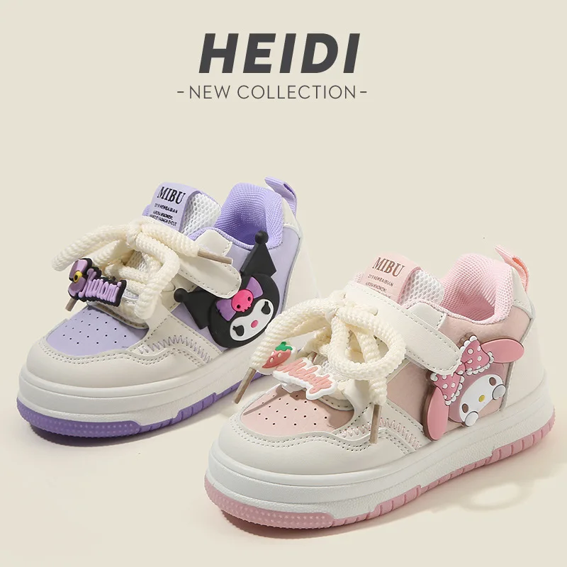 

2025 Children's Casual Shoes Girls Comfortable Board Shoes Breathable Non Slip Running Shoes Sneakers