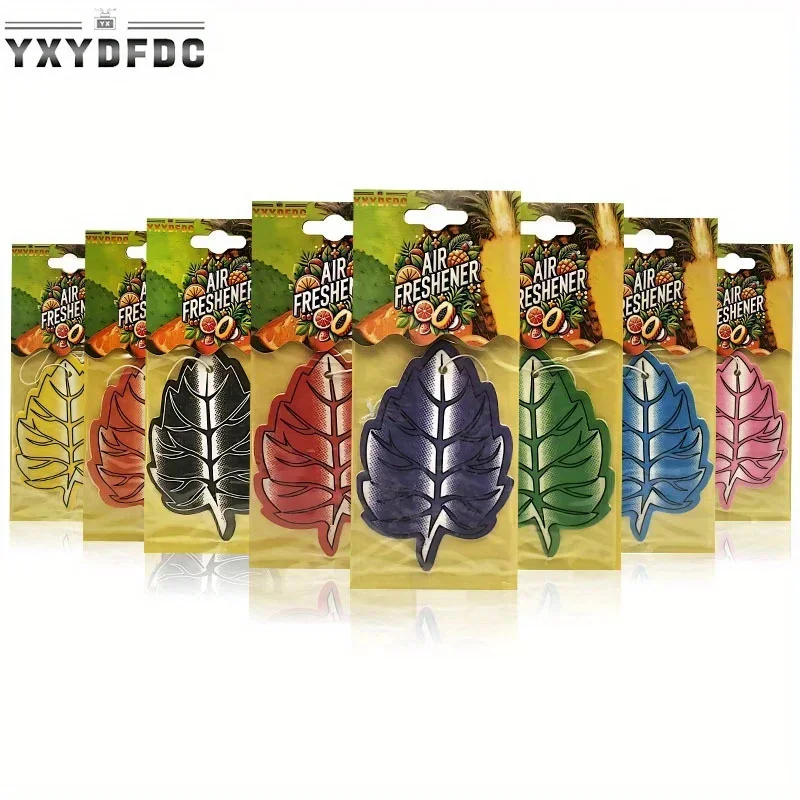 YXYDFDC Car Air Freshener Natural scented tea paper Auto Hanging Vanilla perfume fragrance maple leaves car accessories interior