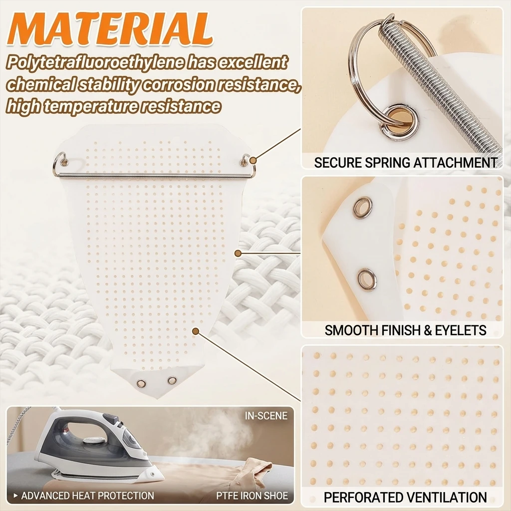 Universal Iron Protective Cover Shield, Iron Board Shoe Covers, Ironing Cloth to Protect Clothes, Electric Irons Protector Pads