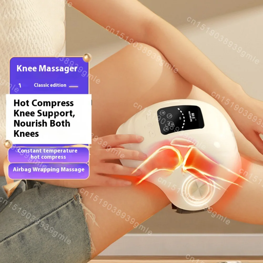 

Smart Electric Heating Knee Massager with Vibration Massage for Pain Relief Ideal Mother Day Father Day Christmas Business Gift