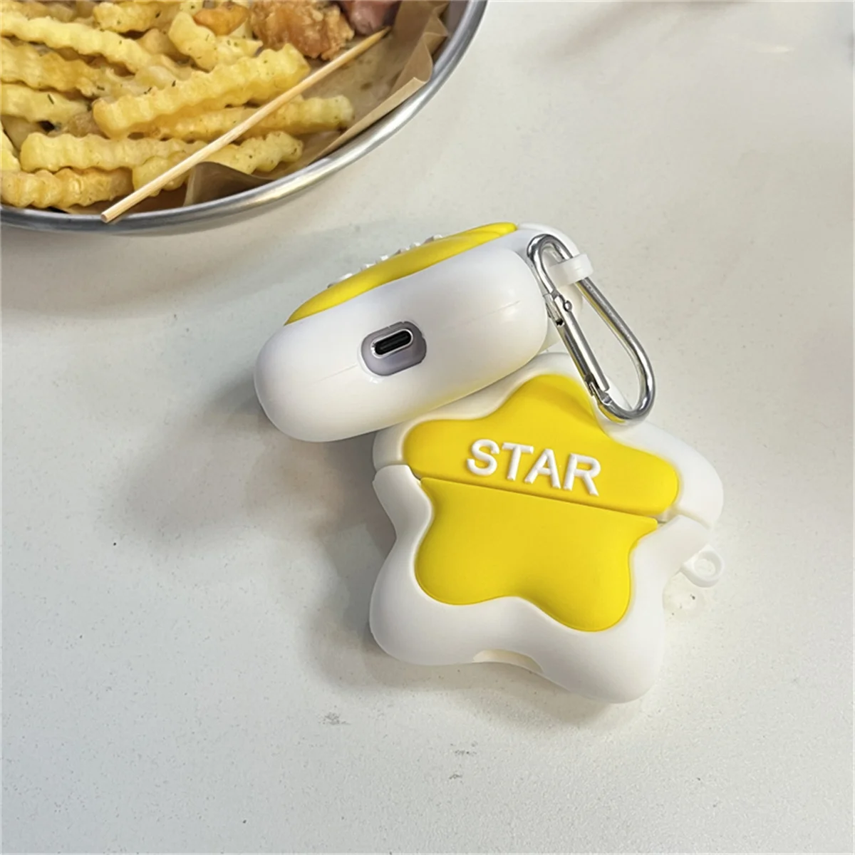 Чехол для Huawei FreeClip, милый мультяшный Креативный дизайн звезды, мягкий силиконовый ударопрочный защитный чехол для наушников для мальчиков и девочек