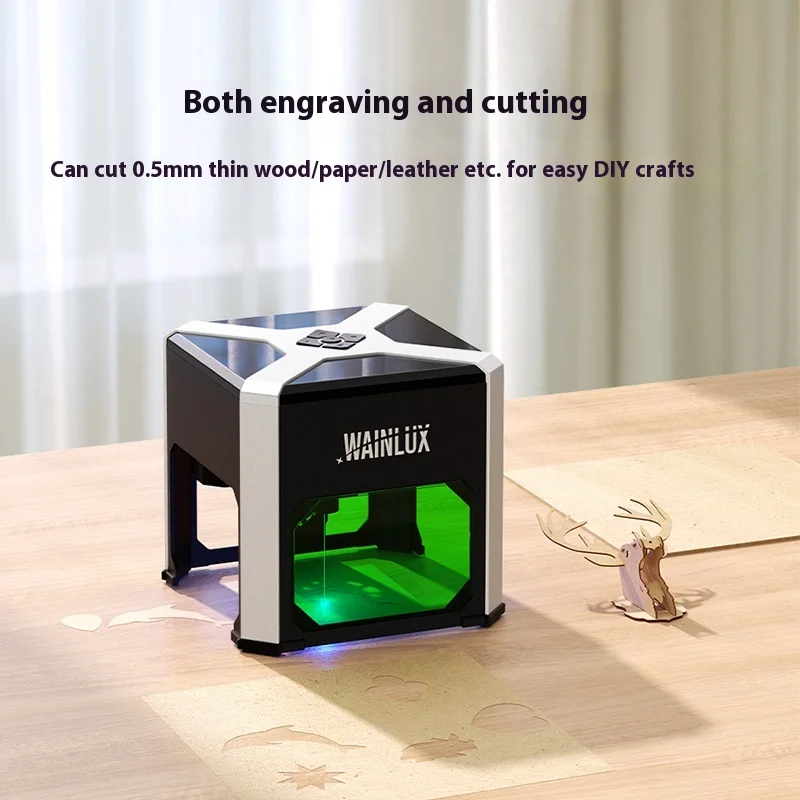 Laser Engraving Machine 0.05mm Accuracy BT Connection Portable Mini Laser Cutter Engraver Tool Logo Design