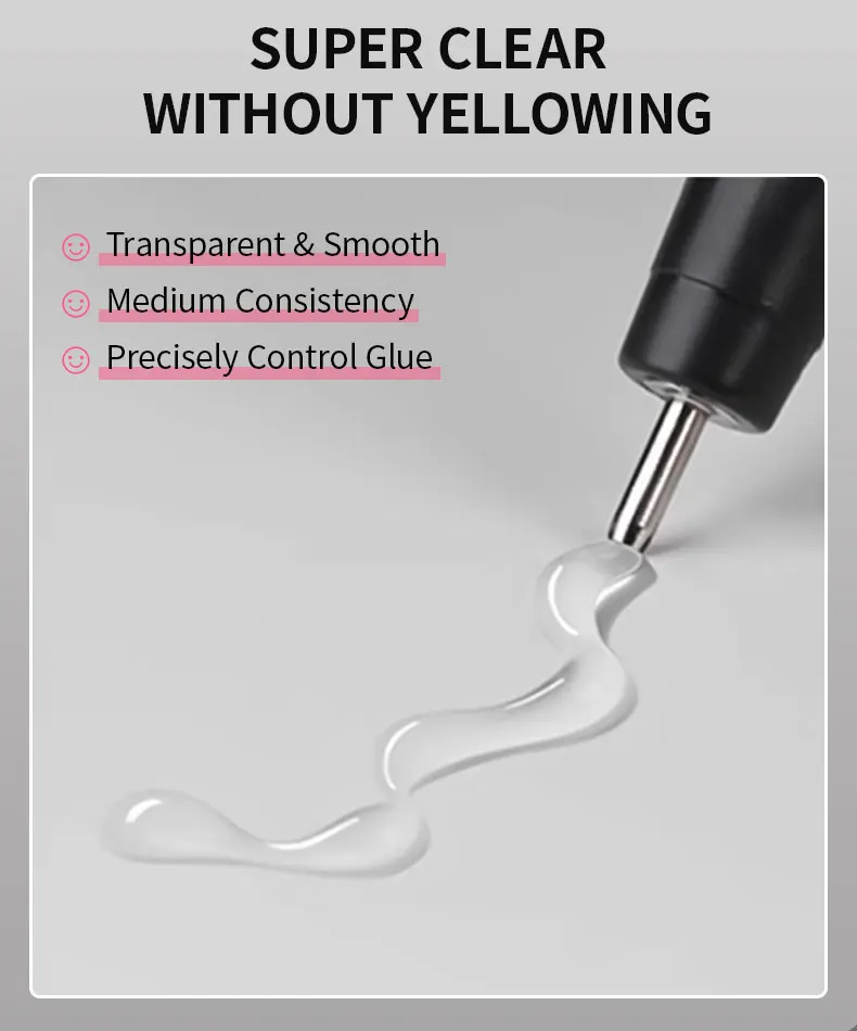 RSNAIL No Wipe Strass-Gel für Nägel, 15 g, 3D-Chrom-Nagelkunst-Designs, Strass-Kleber, DIY-Sculpting-Gel, Soak Off Nail Gem Glue – Detail 4