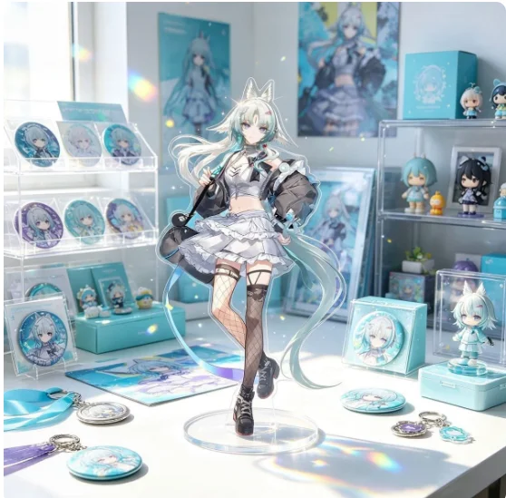 Anime Arknights:Endfield Perlica Acrylic Double-Sided Stand Figure Model Plate Cosplay Collection Desktop Decor Gifts XYZ