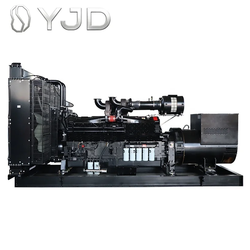 Factory Supply Open Frame 100KW 125KVA Diesel Generator Three-Phase with Auto Start System 230V/240V/480V Rated Voltage for Sale