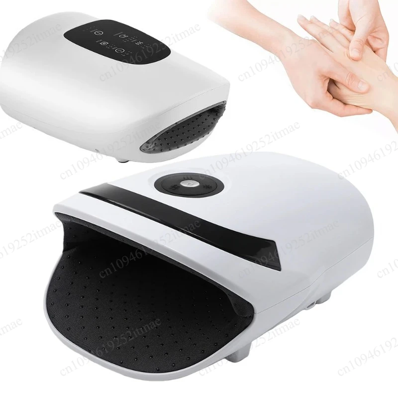 Wireless Airbag Hand Massager Hot Compress Vibration Kneading Palm Finger Relaxer