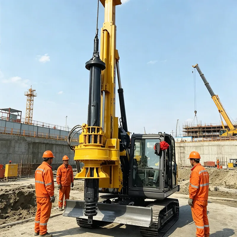 Customized Hydraulic Rotary Drilling Rig with Truck, Vehicle Mounted Water Well Drill Machine