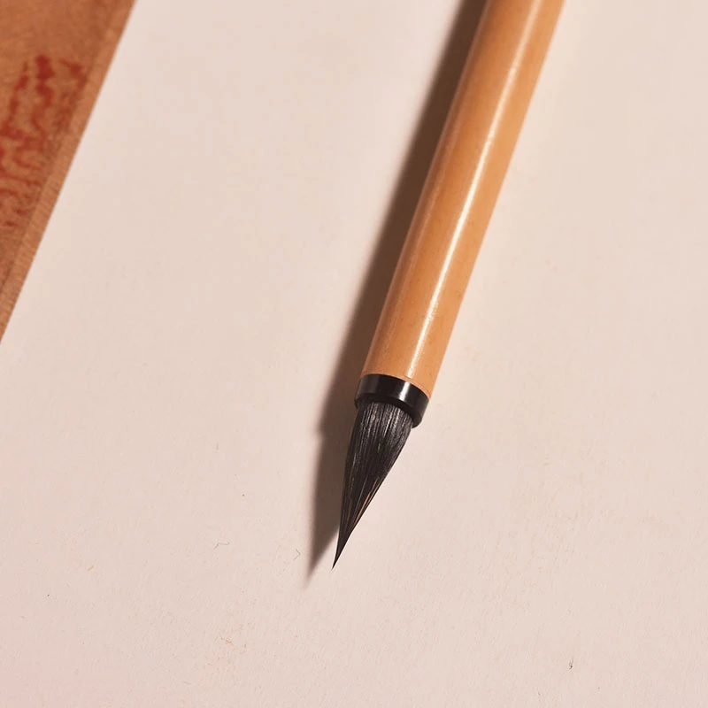 High Quality Rabbit Hair Chinese Calligraphy Brush Regular Script Writing Brush Traditional Chinese Painting Outlining Brushes