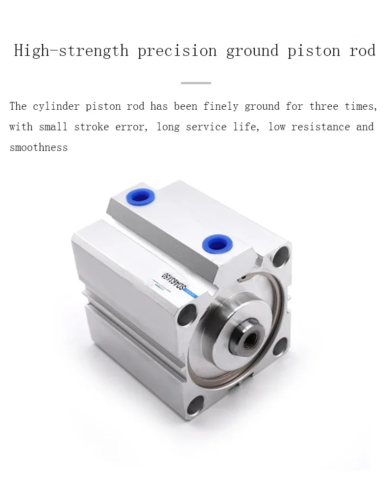 1PC New SDA40*5X10X15*20*25X30*35X40X50/60/75/80/100 Pneumatic Dual Action SDA Series Thin Type Air Cylinder