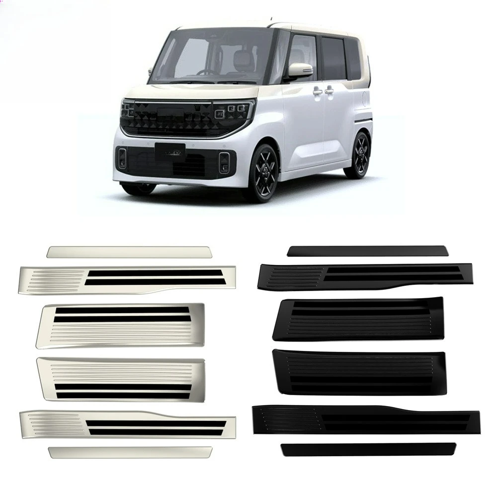 

Car Door Sill Scuff Plate Welcome Pad Stainless Steel For Nissan ROOX 2025 2026 Accessories