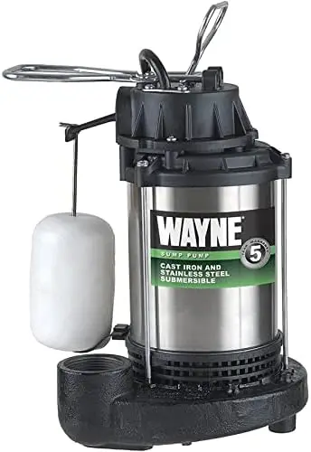 58321-WYN3 CDU980E 3/4  Submersible Cast Iron and Stainless Steel Sump Pump with Integrated Vertical Float Switch