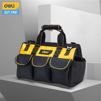 Deli Multifunctional Tool Bags 13/16/17/18 Inches Oxford Cloth Electrical Bag Waterproof  Wear-Resistant Large Capacity Storage