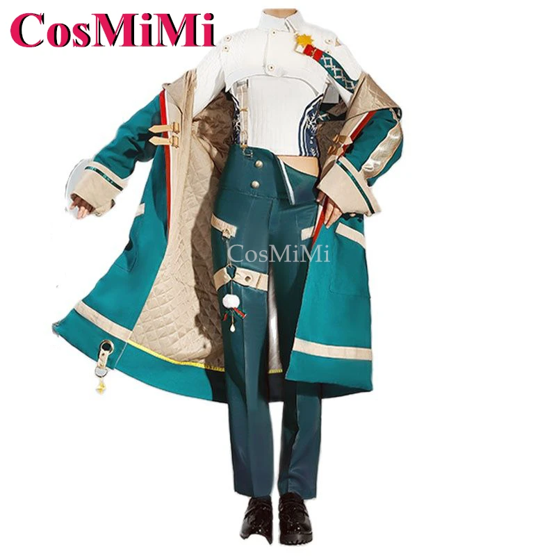 CosMiMi Eiden تأثيري لعبة نو: كرنفال زي الليل المقدس لامع وسيم موضة موحدة كرنفال حفلة لعب الأدوار الملابس