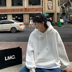 s Boys Grils Casual Hoodies Men Women Oversized Hooded Sweatshirt Hoodie Autumn Winter Long Sleeve Pullover Solid Couple Clothe