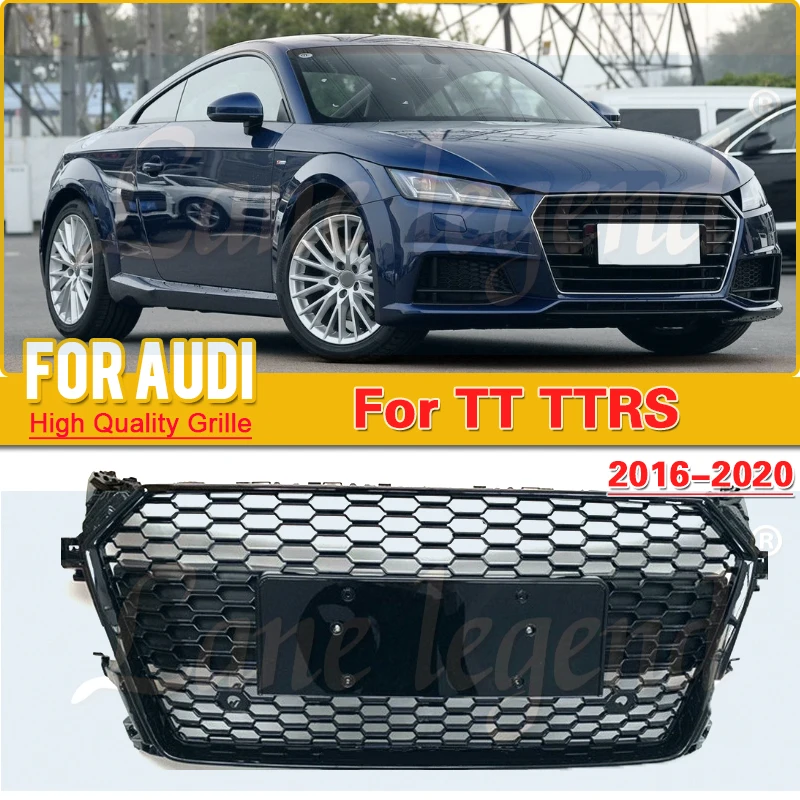 

Grill Mask Grid For Audi TT 2016-2020 upgrade to TTRS Car Accessories tools Perfect Match Front Hood Bumper Racing Grill