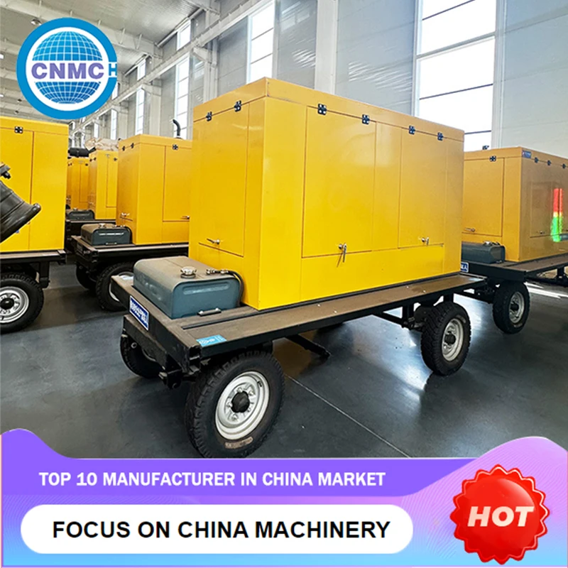 

railer-Mounted 50KW/80KW/100KW/200KW Customizable Engine-Generator Made in China Diesel Factory Direct Sales Quiet