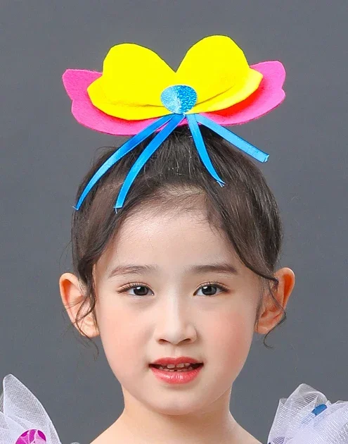 زي رقص بترتر فراشة للفتيات ، زي رقص ساري منتفخ للأطفال ، أداء مسرحي لطفل صغير ، أميرة حديثة ، أطفال