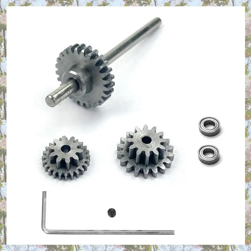 

X18A-30X Metal Transmission Gear With D Axis Gearbox Steel Gears Set For WPL D12 1/10 RC Car Upgrade Parts Accessories