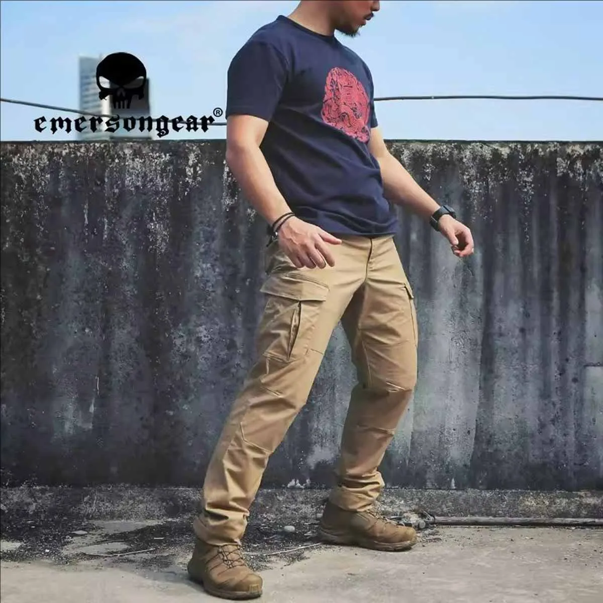 

Outdoor Airsoft Training Hiking Blue Label Tactical Combat Pants Emersongear Mens Cargo Trousers Ergonomic Fit Long EM9463