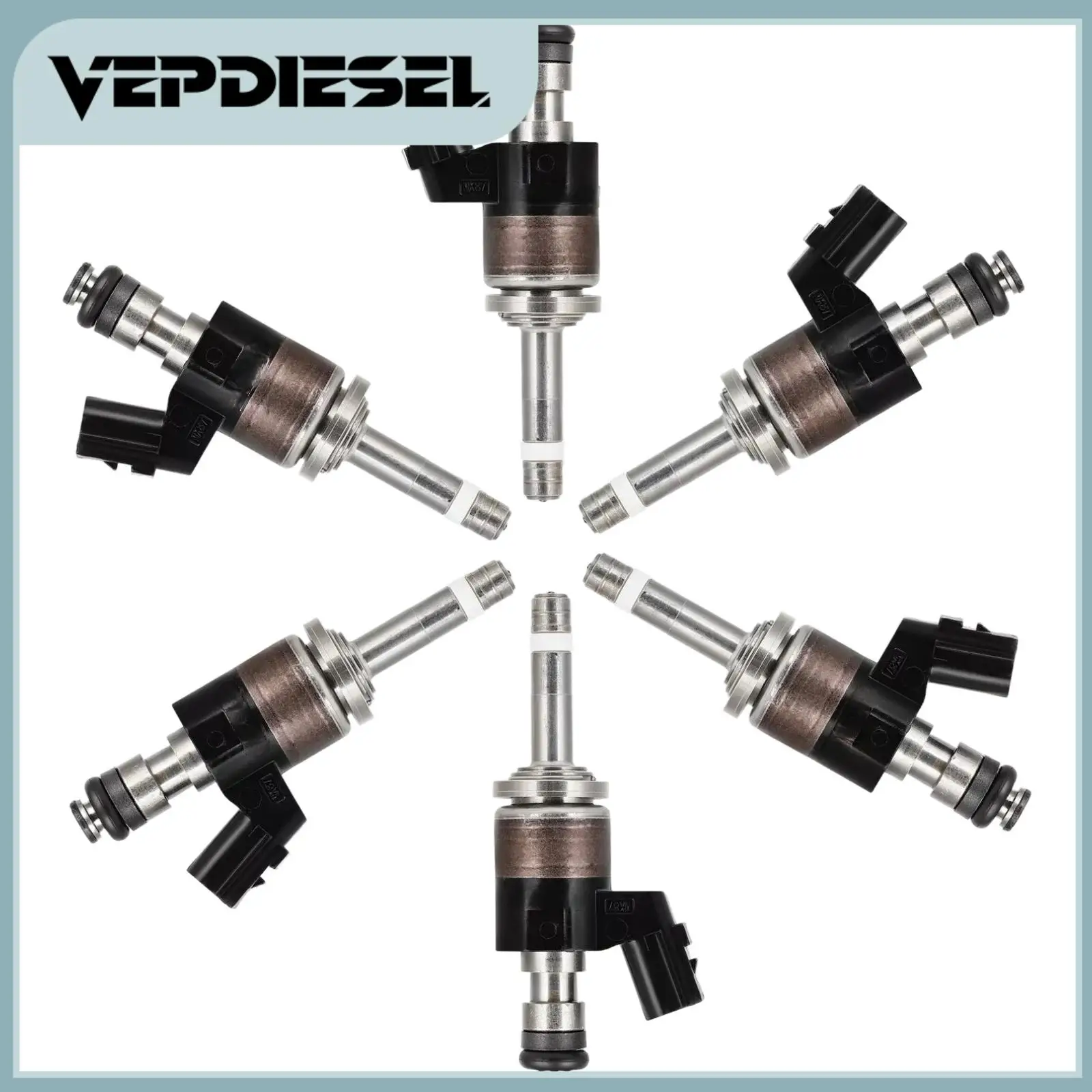 

6 шт. топливная форсунка Common Rail двигателя для Honda Odyssey Pilot Ridgeline 2016-2020 3,5 л V6 OE # FJ1372 16010RLV305 16010RLV315