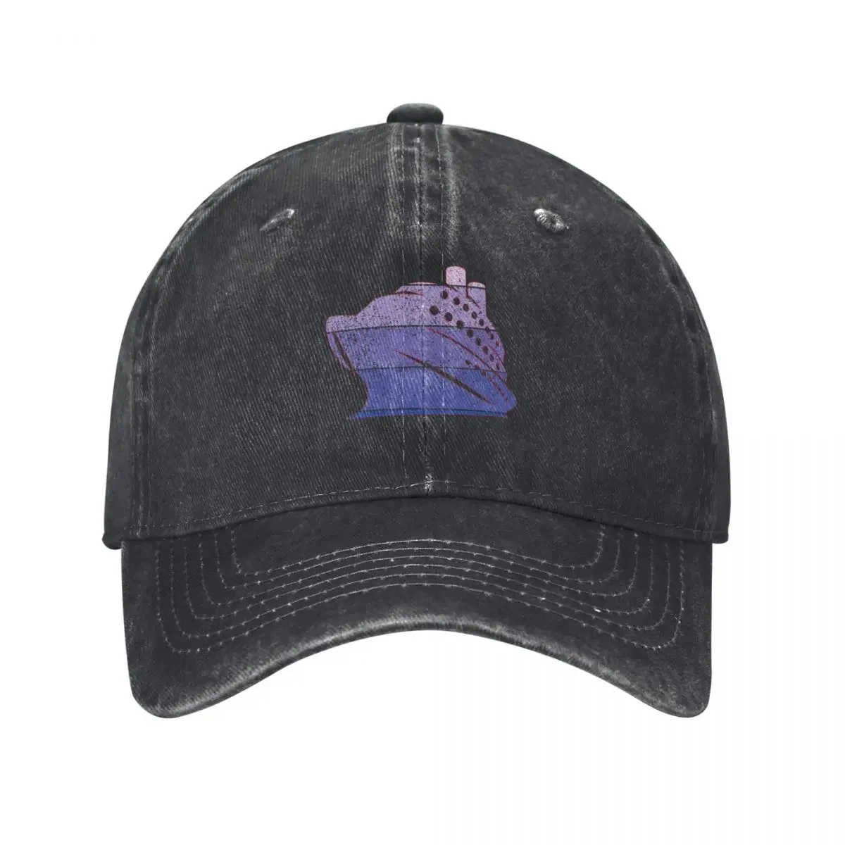 Retro Cruise Ship Purple Baseball Cap fishing hat dad hat Christmas Hat derby Women's Beach Outlet Men's