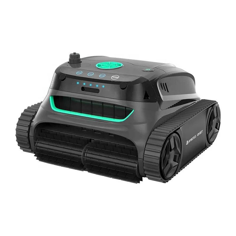 Robot Limpiafondos, Aspiradora Automática Recargable para Piscinas, Elimina Residuos del Fondo y las Paredes, Limpiador Robótico Inalámbrico para Todo Tipo de Piscinas