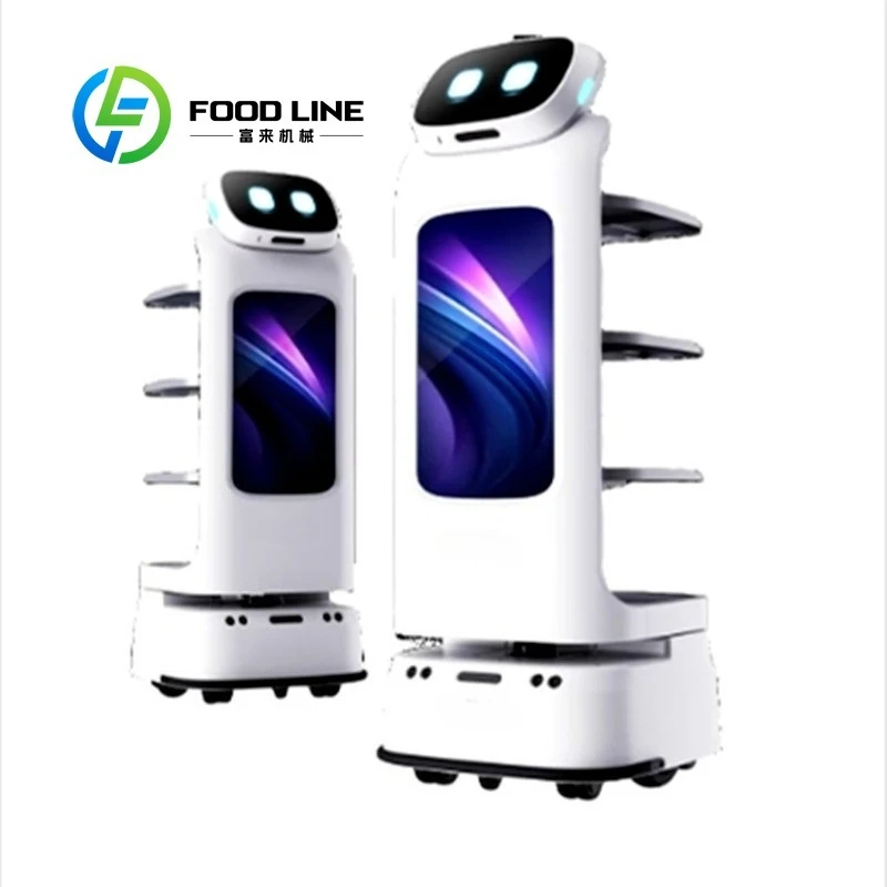 Customized Commercial AI Waiter Service Robot Voice Interaction Autonomous Obstacle Avoidance Delivery Robot