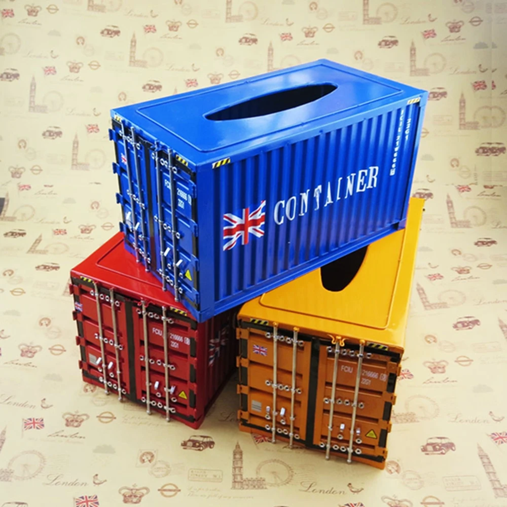 

Container Model Tissue Boxes, Desktop Paper Holder, Storage, Napkin Case, Organizer, Ornament, Special Container Box, Docker