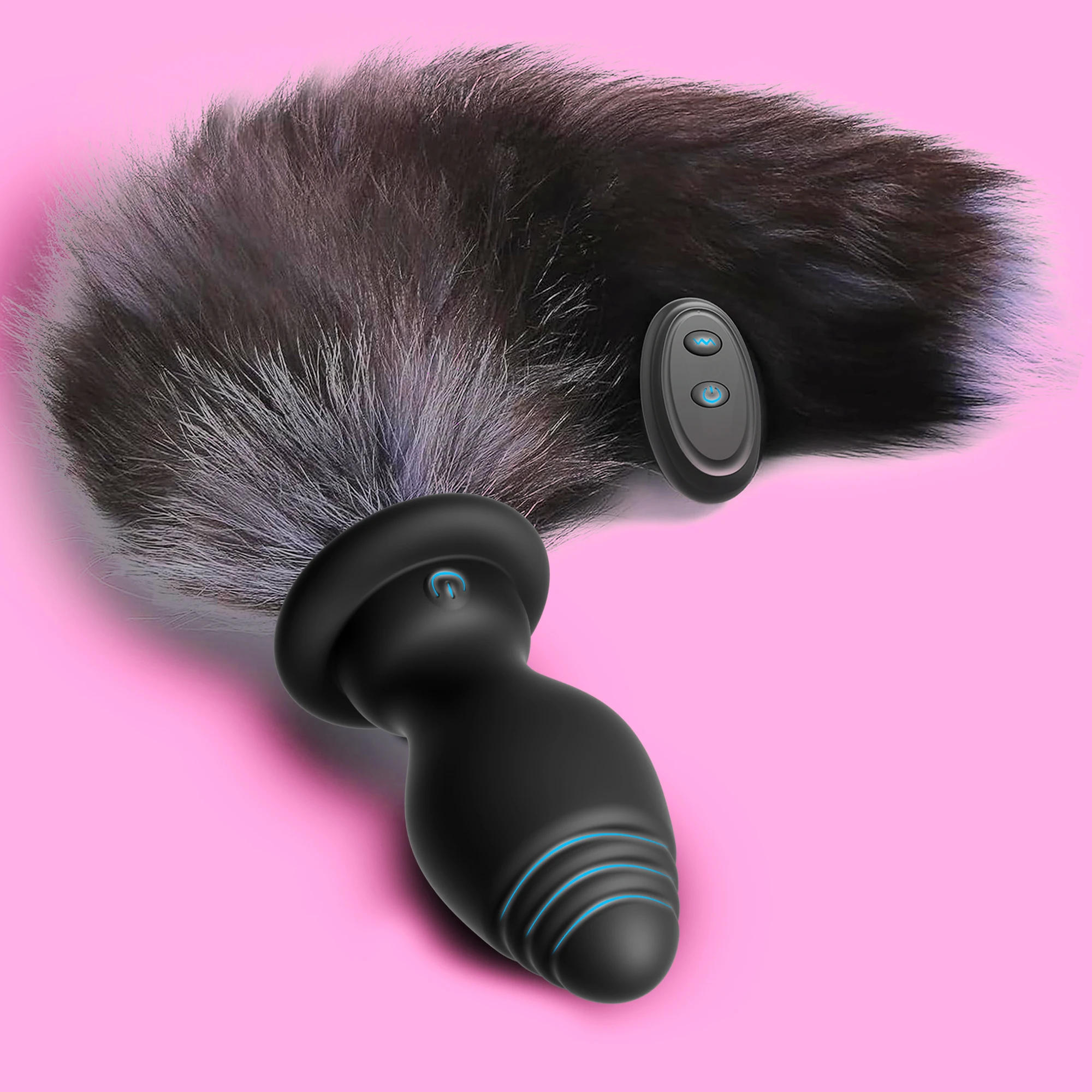 Tapón Anal Sexy cola de zorro tapón vaginal consolador masturbación vibrador Anal masajeador de próstata masturbador femenino masturbación Anal