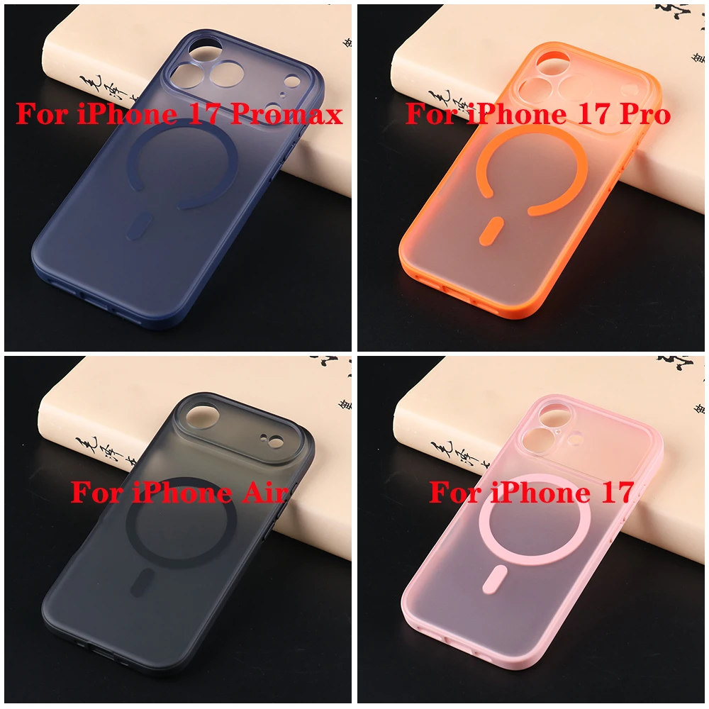 UGOjP Magnetic Case For iPhone 17 Pro Max 17 Air 17 Pro 17 Frosted Phone Case MagSafe Wireless Charging Matte Protective Cover - Image 6